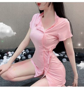 FEE ET MOI - Sexy Short-Sleeve Nurse Costume (Pink)